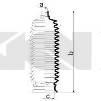 84038 SPIDAN (GKN) Пильовик кермового механізму SPIDAN (GKN)