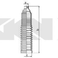 83987 SPIDAN (GKN) Пильовик кермового механізму SPIDAN (GKN)