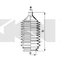 83895 SPIDAN (GKN) Пыльник рулевого механизма SPIDAN (GKN)