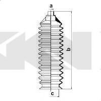 83878 SPIDAN (GKN) Пильовик кермового механізму SPIDAN (GKN)