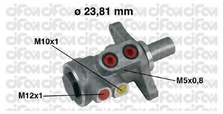 202-448_[1146127] !цилиндр торм. гл. \ Ford Fiesta/Fusion 1.4/1.6/1.4TDCi,Mazda 2 1.2/1.4TD ABS 01> 202448