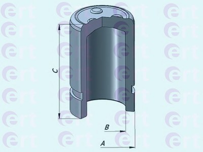 151037C ERT Поршень супорта Mitsubishi Pajero Sport (K90), Sport II (98-) d=43mm (SUMITOMO) 151037-C