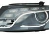 Фара передня AI Q5 08- Фара перед.пра. XENON(D3S)/LED авт., + моторчик -12 [DEPO] 4461133RMLEHM2
