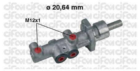 202-404_[6Q0611019E] !гл. торм. цил. \ VW Polo 1.2-1.4 &16V/1.4-1.9TDI ABS (FTE) 10.01> 202404