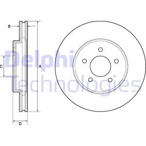 Фото диск тормозной передний ford maverick mazda tribute 04- (цена за 1 шт., в упак. 2 шт.) BG4120 DELPHI BG4120 DELPHI ДИСК ТОРМОЗНОЙ ПЕРЕДНИЙ FORD MAVERICK MAZDA TRIBUTE 04- (ЦЕНА ЗА 1 ШТ., В УПАК. 2 ШТ.)