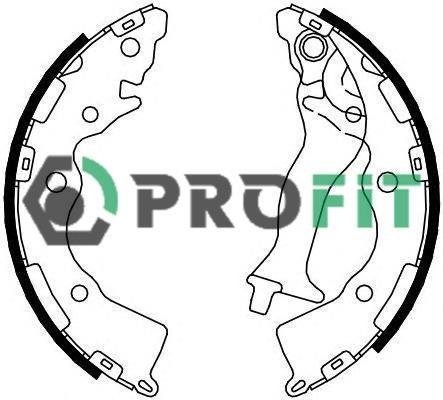 Фото колодки гальмівні барабанные 5001-4086 PROFIT 5001-4086 PROFIT 5001-4086 PROFIT Колодки гальмівні барабанные 5001-4086 PROFIT