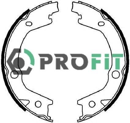 Фото колодки гальмівні барабанні 5001-4021 PROFIT 5001-4021 PROFIT Колодки гальмівні барабанні