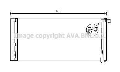 PR5083D AVA COOLING Конденсер PORSCHE PANAMERA 3.0-4.8/3.0TD 09-