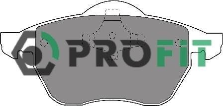 Фото колодки гальмівні дискові 5000-0969 PROFIT 5000-0969 PROFIT Колодки гальмівні дискові