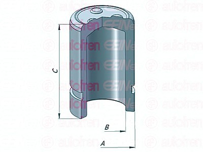 D025384 AUTOFREN SEINSA Поршень суппорта задн. (43mmx44,5mm)