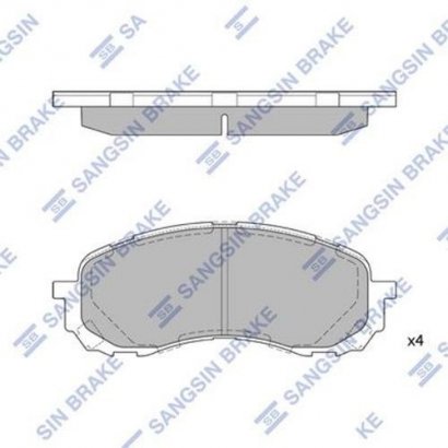 SB SP1629 Hi-Q (SANGSIN BRAKE) Тормозные колодки SB SP1629