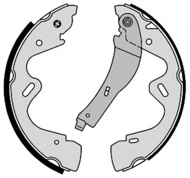 Комплект гальмівних колодок S56517