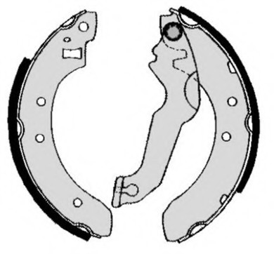 Гальмівні колодки барабанні Гальмівні колодки барабанні S24507