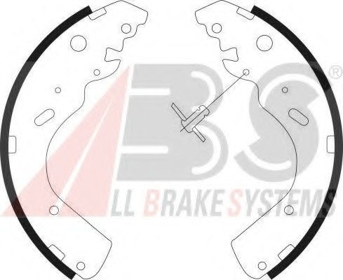 9086 ABS Колодки гальмівні барабанні