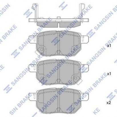 SP2094H Hi-Q (SANGSIN BRAKE) Тормозные колодки SP2094H