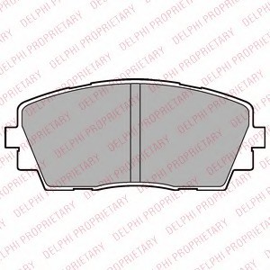 LP2296 DELPHI ГАЛЬМВН КОЛОДКИ, ДИСКОВ