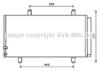 TO5696D AVA COOLING Радиатор кондиционера