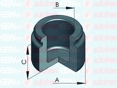 D025366 AUTOFREN SEINSA Елементи гальмівного супорта (Поршень) AUTOFREN (SEIN)