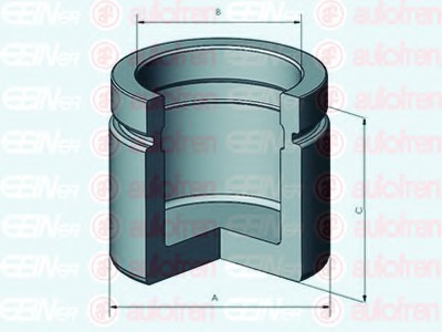 D025591 AUTOFREN SEINSA Поршень супорта перед Audi A4/A5/Logan 07- 57x53
