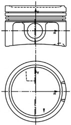 40434600 KOLBENSCHMIDT Поршень двигуна