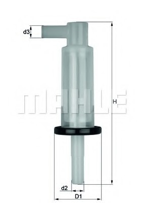 KL33 KNECHT Топливный фильтр KNECHT