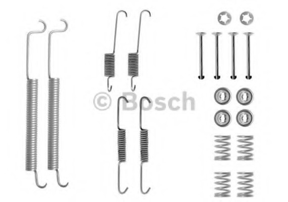 Фото монтажний к-кт гальмівних колодок 1987475222 BOSCH 1987475222 BOSCH Монтажний к-кт гальмівних колодок