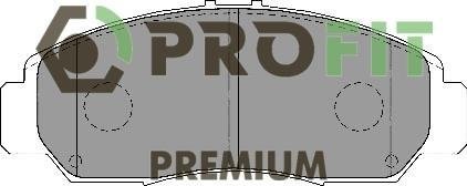 Фото колодки гальмівні дискові 5005-1669 PROFIT 5005-1669 PROFIT Колодки гальмівні дискові