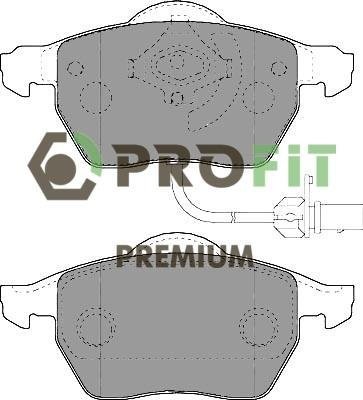 Фото колодки гальмівні дискові 5005-1717 PROFIT 5005-1717 PROFIT Колодки гальмівні дискові