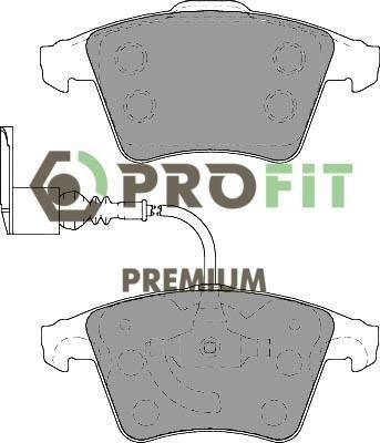 Фото колодки гальмівні дискові 5005-1826 PROFIT 5005-1826 PROFIT Колодки гальмівні дискові