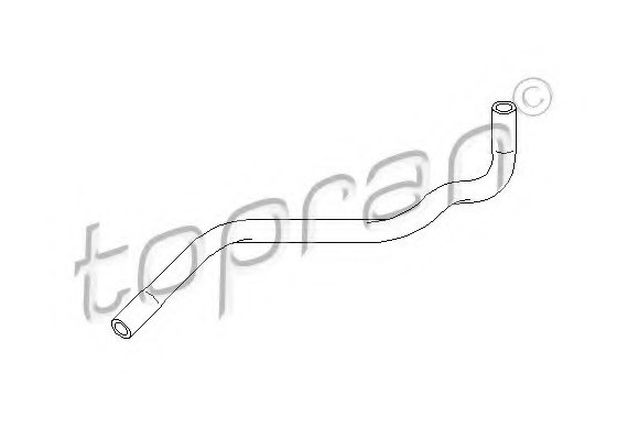 103002 TOPRAN (Germany) Шланг радиатора