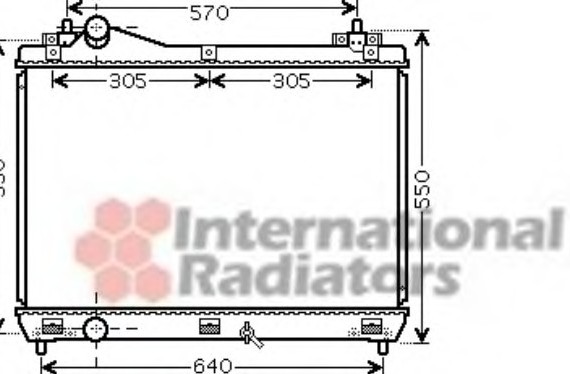 52002104 Van Wezel Радіатор охолодження SUZUKI GRAND VITARA (пр-во Van Wezel)