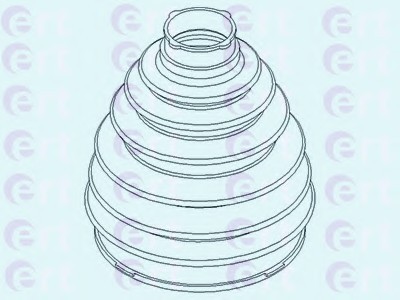 500445T ERT Пыльник Шруса наружн. CITROEN,PEUGEOT D8518T (Пр-во ERT)