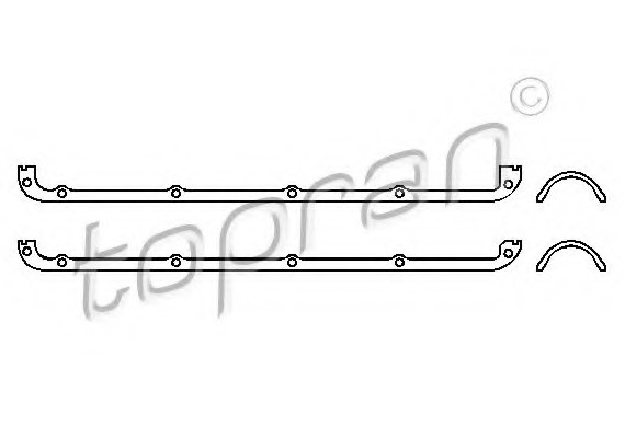 101526 TOPRAN (Germany) Комплект прокладок