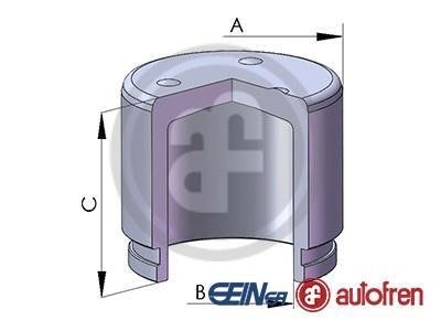 D025692 AUTOFREN SEINSA Елементи гальмівного супорта (Поршень) AUTOFREN (SEIN)