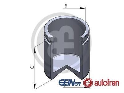 D025636 AUTOFREN SEINSA Елементи гальмівного супорта (Поршень) AUTOFREN (SEIN)