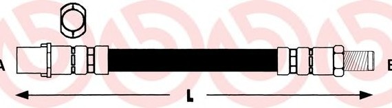 Гальмівний шланг Гальмівний шланг T24049