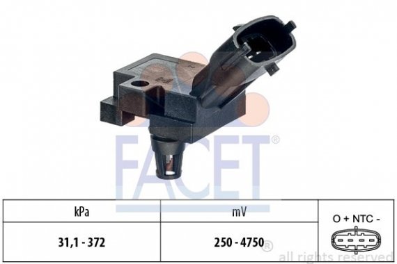 103248 FACET Датчик давления наддува Volvo S60 ii d3 (12-15) (10.3248) FACET