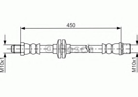1987481683 BOSCH Тормозные шланги bosch