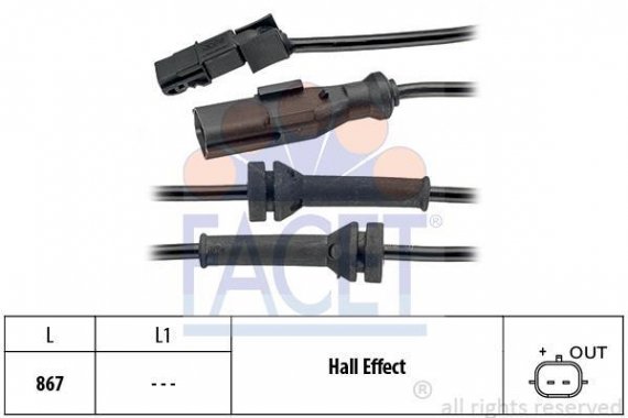 210053 FACET Датчик оборотов