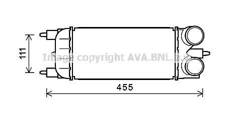 Фото интеркулер PEA4365 AVA COOLING PEA4365 AVA COOLING Интеркулер