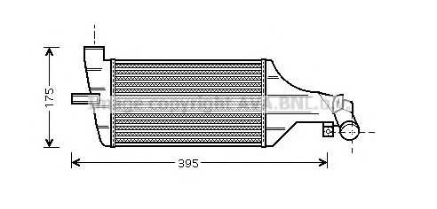 OLA4374 AVA COOLING Интеркулер