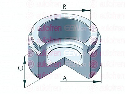 D025439 AUTOFREN SEINSA Елементи гальмівного супорта (Поршень) AUTOFREN (SEIN)