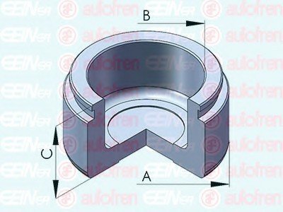 D025578 AUTOFREN SEINSA Елементи гальмівного супорта (Поршень) AUTOFREN (SEIN)