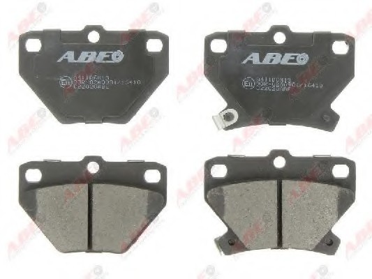 C22020ABE ABE (Польша) Колодки гальмівні задні Toyota Corolla (01-08)/Prius (00-09)/Yaris/Celica (99-05)  (ABE)