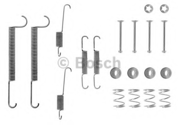 1987475098 BOSCH Комплектуючі, тормозная колодка