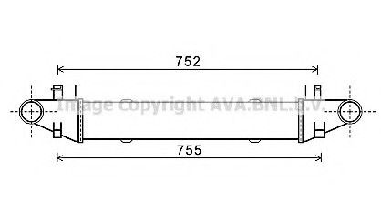 MSA4557 AVA COOLING Інтеркулер