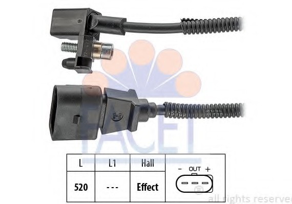 9.0443 FACET Датчик частоты вращения вала FACET