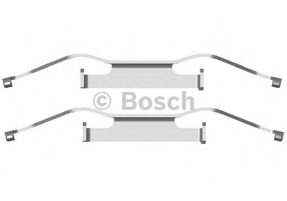 Фото монтажний к-кт гальмівних колодок 1987474433 BOSCH 1987474433 BOSCH Монтажний к-кт гальмівних колодок