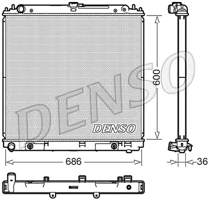 DRM46042 DENSO (Япония) Конденсер