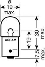 5008 ULT_02B OSRAM (Япония) Автолампа 10W